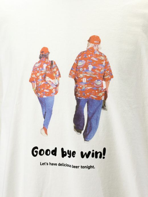 JHANKSON GOOD BYE LONG TEE / White