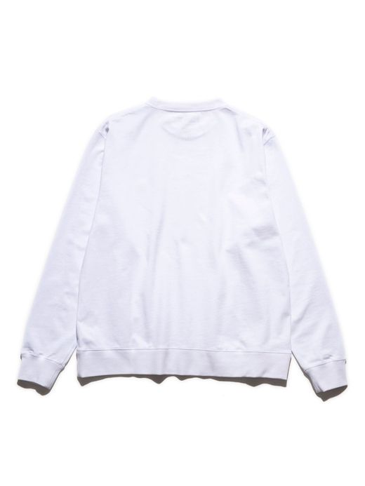 ROARK REVIVAL "LOGO" 9.3oz H/W L/S POCKET TEE / White