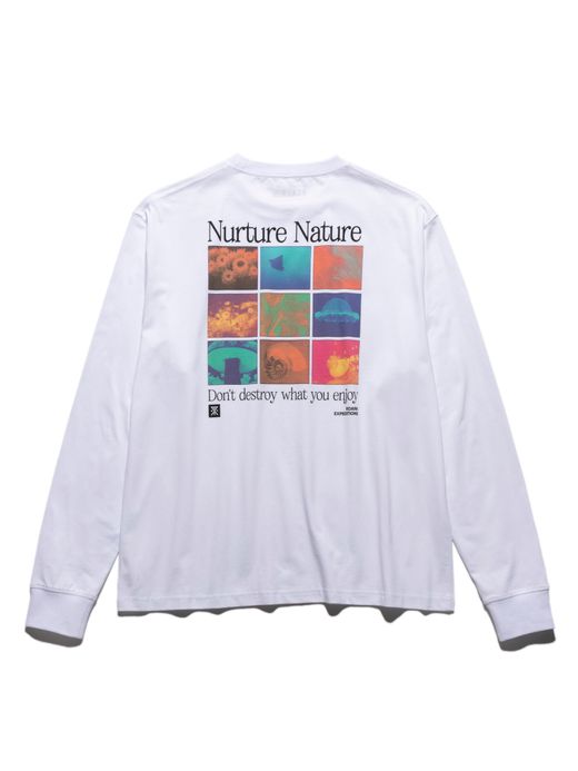 ROARK REVIVAL "NURTURE NATURE" L/S TEE / White