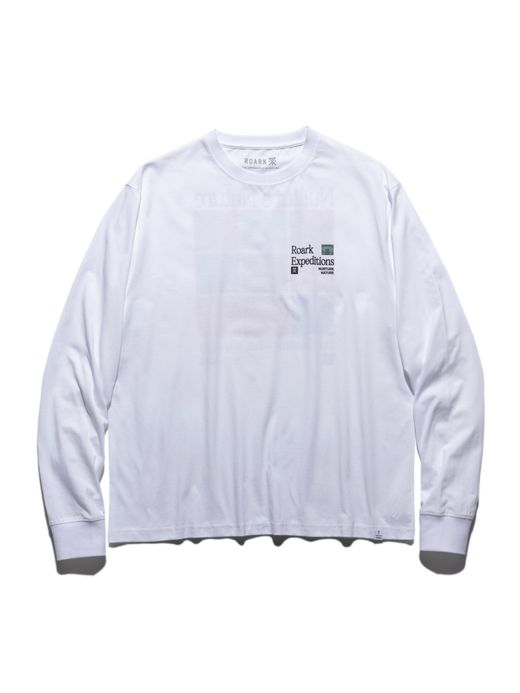 ROARK REVIVAL "NURTURE NATURE" L/S TEE / White