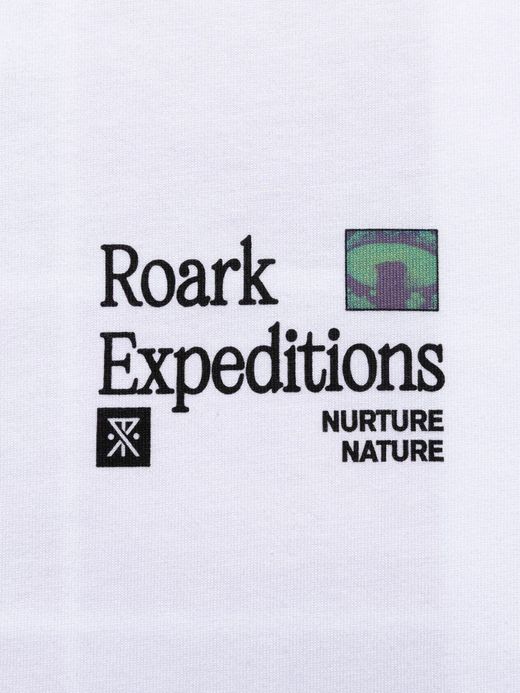 ROARK REVIVAL "NURTURE NATURE" L/S TEE / White