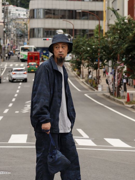 S.F.C WINDBREAKER JACKET (REAL TREE CAMO) / Navy tree camo