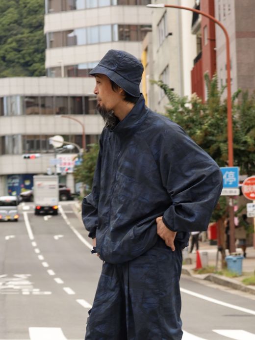 S.F.C WINDBREAKER JACKET (REAL TREE CAMO) / Navy tree camo