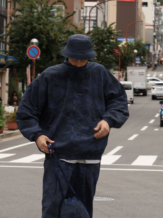 S.F.C WINDBREAKER JACKET (REAL TREE CAMO) / Navy tree camo