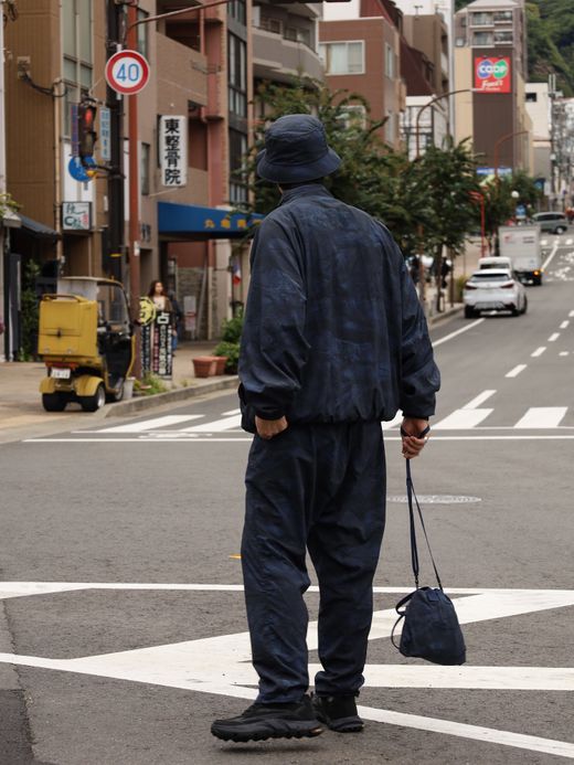 S.F.C WINDBREAKER JACKET (REAL TREE CAMO) / Navy tree camo