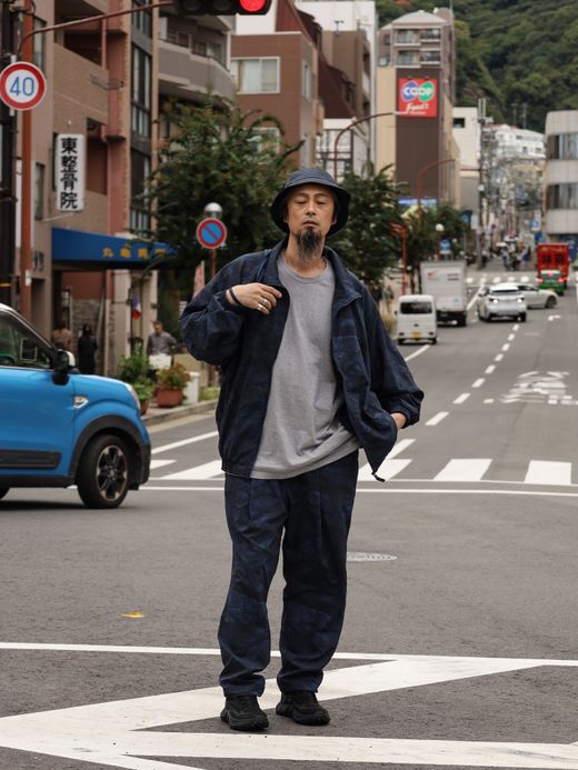 S.F.C WINDBREAKER JACKET (REAL TREE CAMO) / Navy tree camo