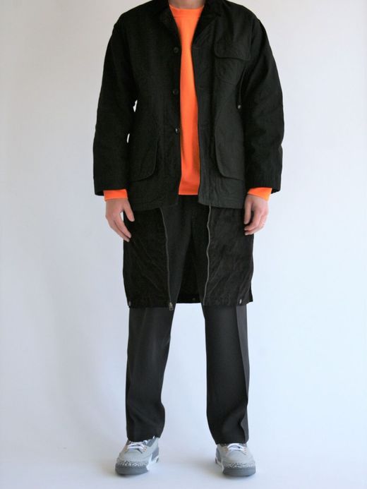 ANACHRONORM AN125 / PARAFFIN HUTING JACKET / Black
