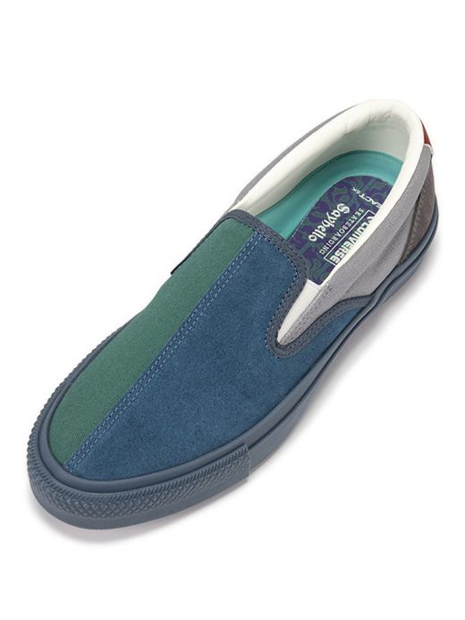 CONVERSE SKATEBOARDING CS SLIP-ON SK SAYHELLO+ / Blue/green/gray