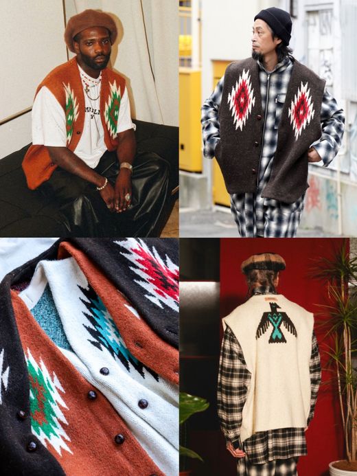 AMBERGLEAM CHIMAYO KNIT VEST / 3colors