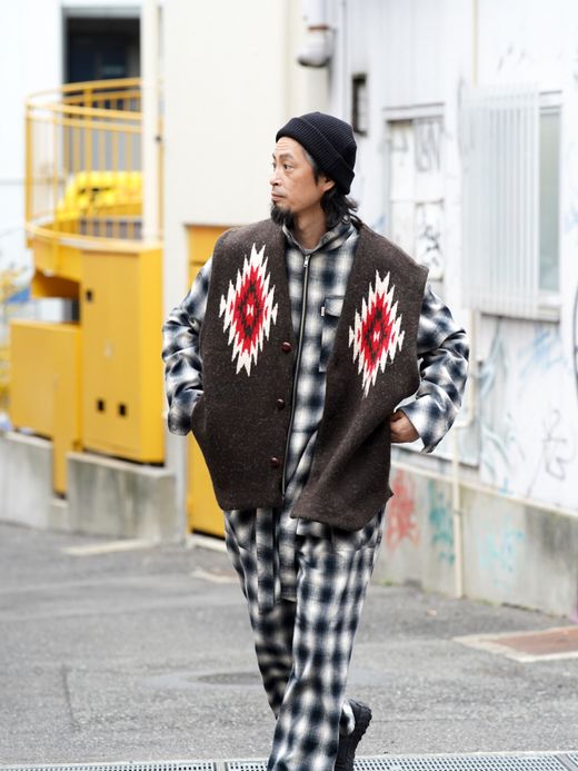 AMBERGLEAM CHIMAYO KNIT VEST / 3colors