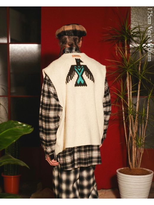 AMBERGLEAM CHIMAYO KNIT VEST / 3colors