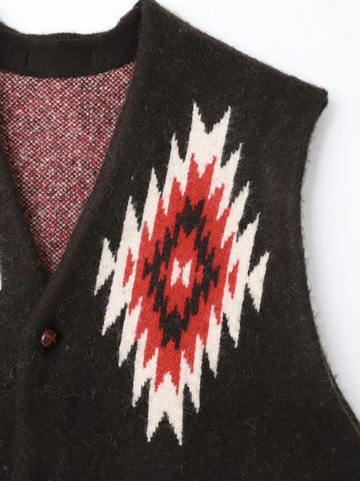 AMBERGLEAM CHIMAYO KNIT VEST / 3colors