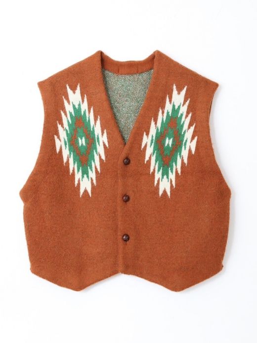 AMBERGLEAM CHIMAYO KNIT VEST / 3colors