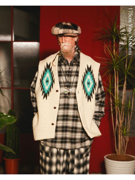 AMBERGLEAM CHIMAYO KNIT VEST / 3colors