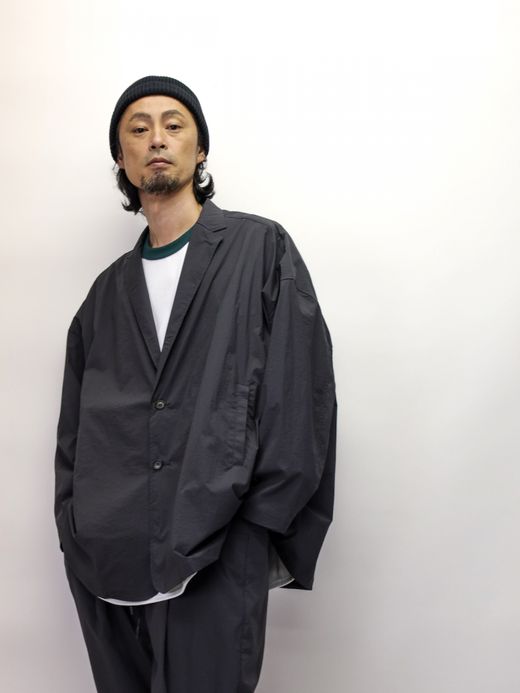S.F.C NYLON SHIRTS JACKET / D.grey