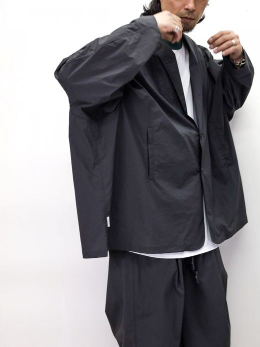 S.F.C NYLON SHIRTS JACKET / D.grey