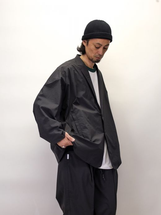 S.F.C NYLON SHIRTS JACKET / D.grey