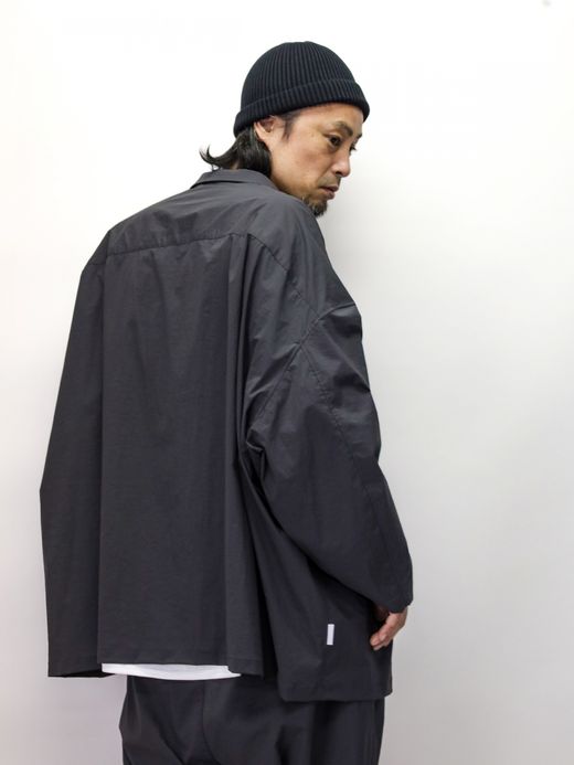 S.F.C NYLON SHIRTS JACKET / D.grey
