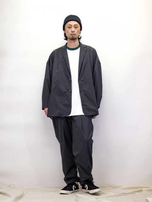 S.F.C NYLON SHIRTS JACKET / D.grey