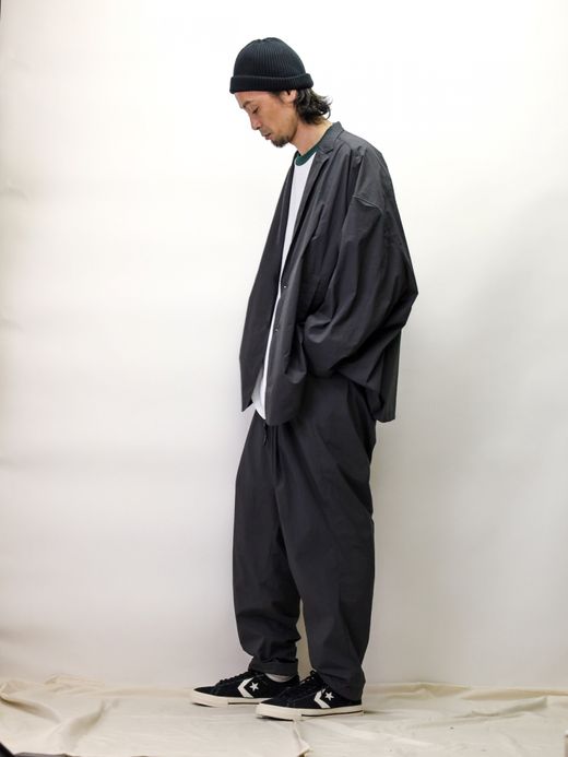 S.F.C NYLON SHIRTS JACKET / D.grey