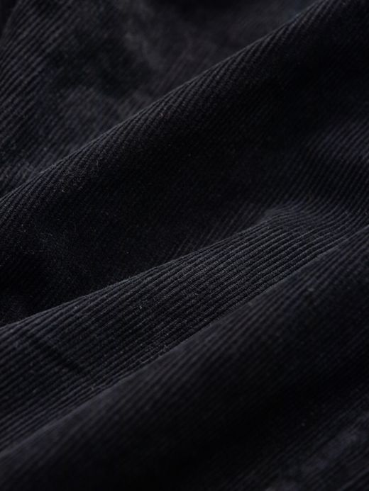 ANACHRONORM SULFUR DYED CORDUROY 5P WIDE PANTS / Sulfur black