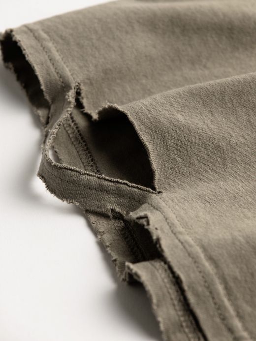 ANACHRONORM BALANCE PRINT DAMAGE S/S T-S / Khaki
