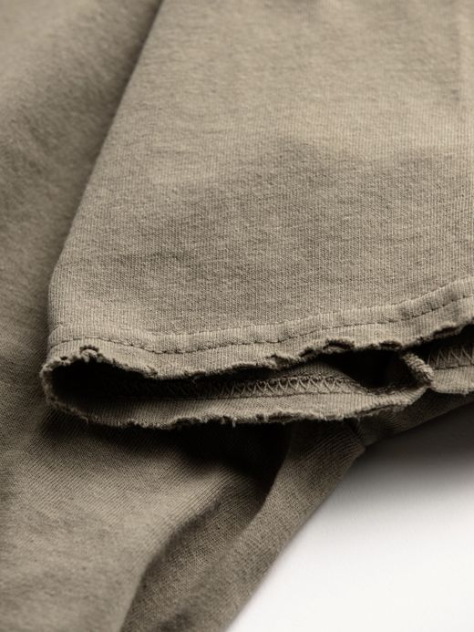 ANACHRONORM BALANCE PRINT DAMAGE S/S T-S / Khaki