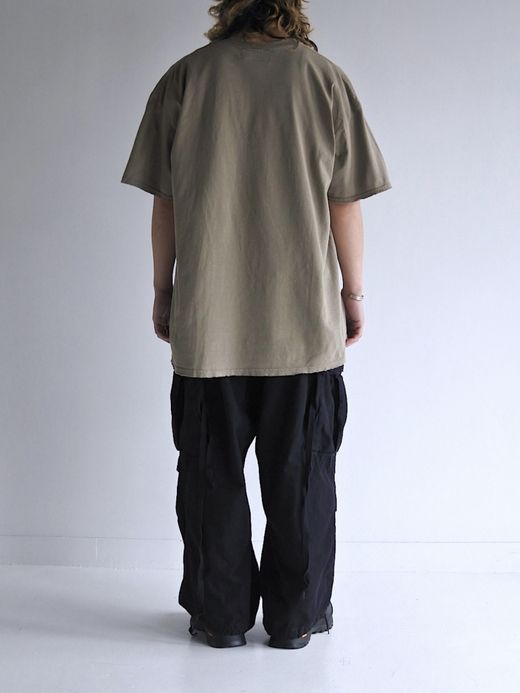 ANACHRONORM BALANCE PRINT DAMAGE S/S T-S / Khaki