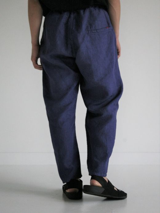 ANACHRONORM OVER DYE TAPERED EASY PANTS / Blue