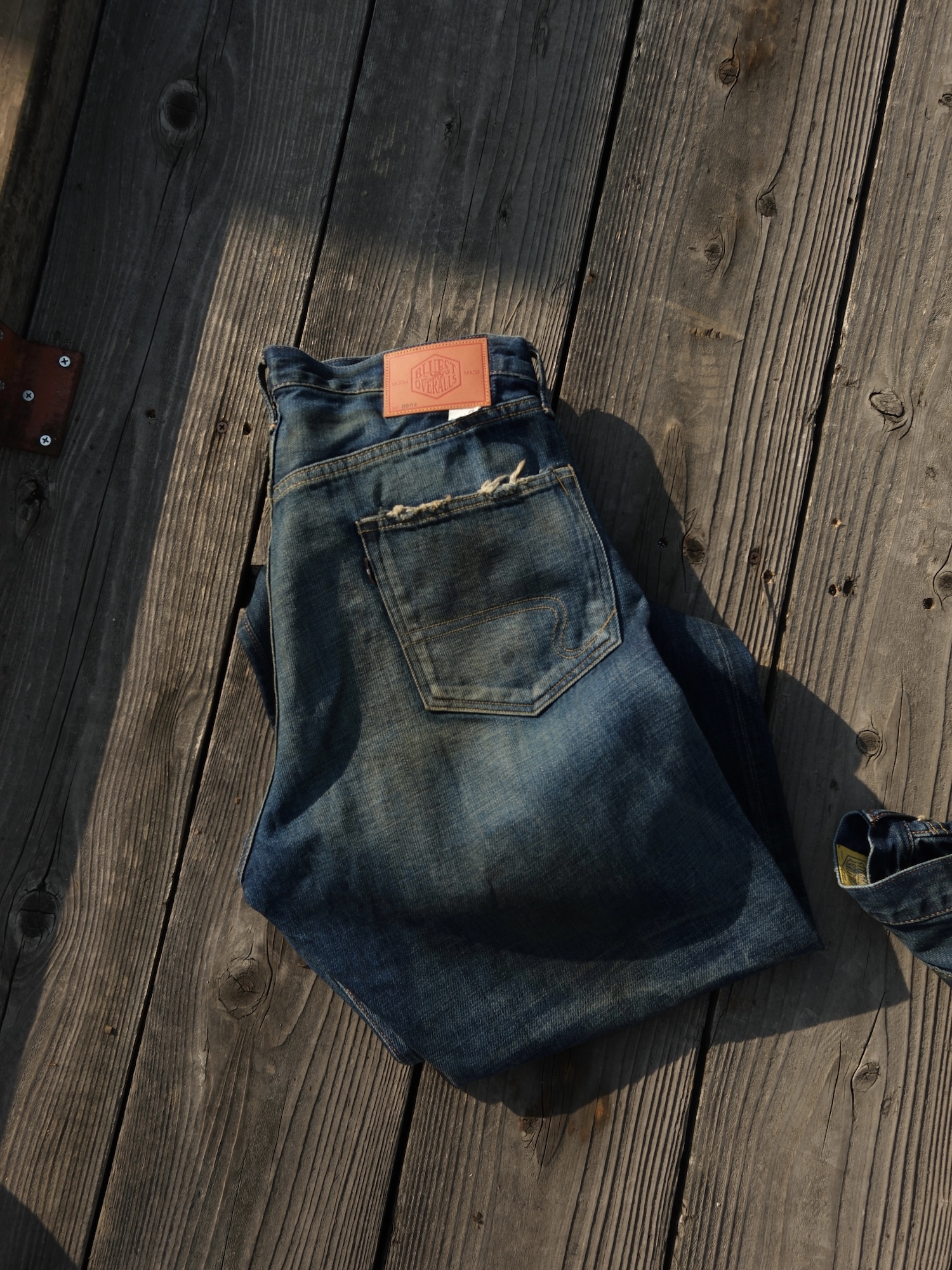 パンツ THE UNION THE BLUEST DYED TT DENIM THE UNION DYED TT DENIM / Indigo | FLATBUSH（フラット