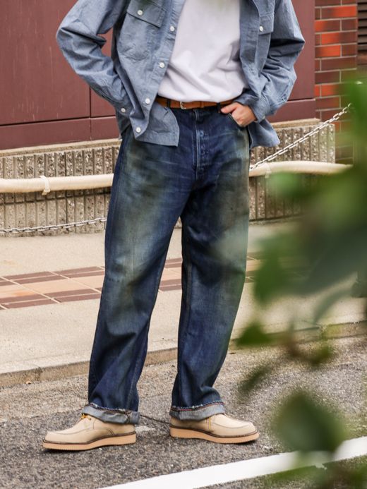THE UNION DYED TT DENIM / Indigo