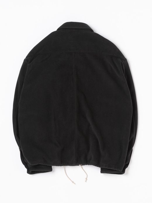 ANACHRONORM FLEECE COVERALL SHIRTS / Black