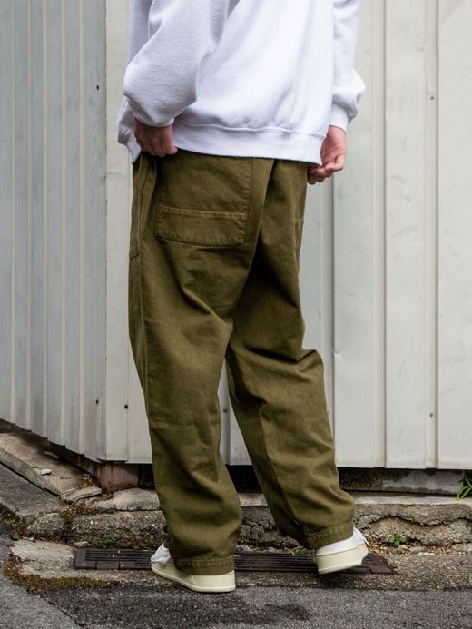 ANACHRONORM MILITARY WIDE EASY PANTS / Olive