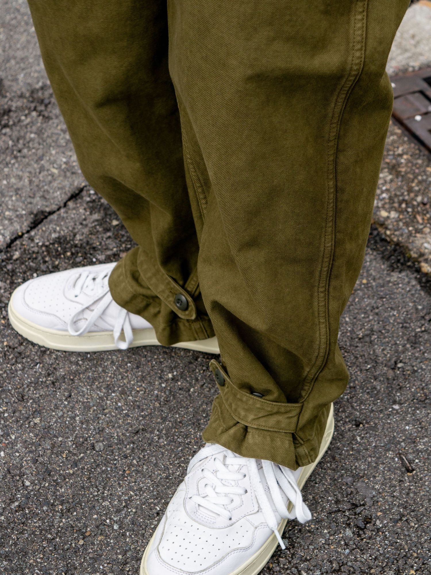 ANACHRONORM “MILITARY WIDE EASY PANTS ” ANACHRONORM MILITARY WIDE EASY PANTS / Olive | FLATBUSH