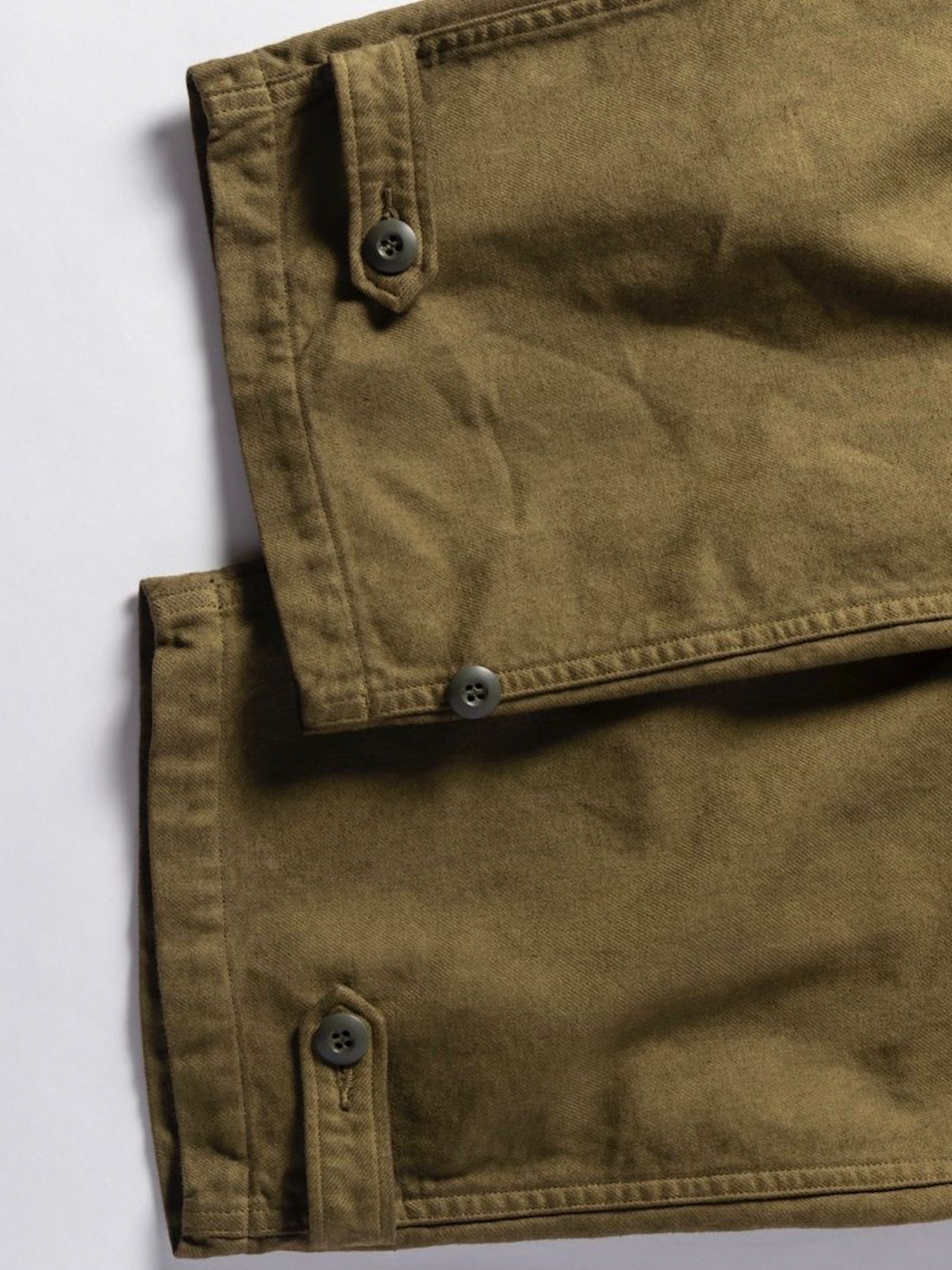ANACHRONORM MILITARY WIDE EASY PANTS / Olive | FLATBUSH