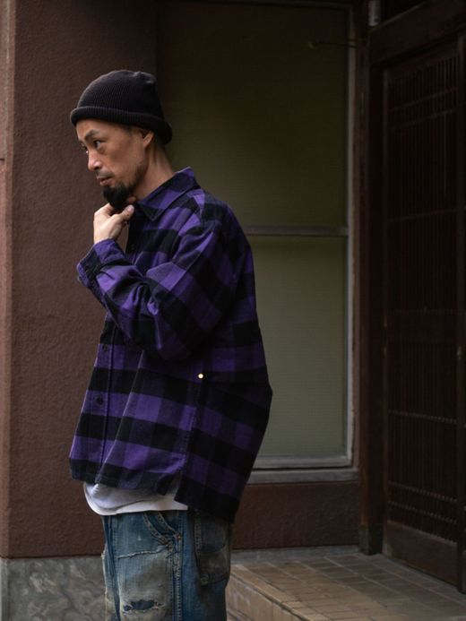 ANACHRONORM RESIZE CPO JACKET / Purple(limited)