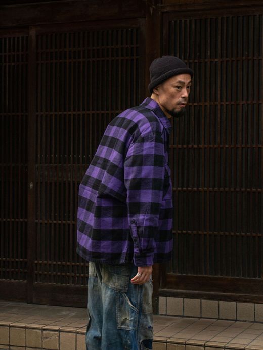 ANACHRONORM RESIZE CPO JACKET / Purple(limited)