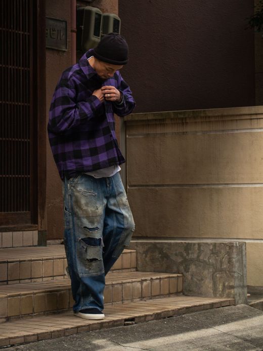 ANACHRONORM RESIZE CPO JACKET / Purple(limited)