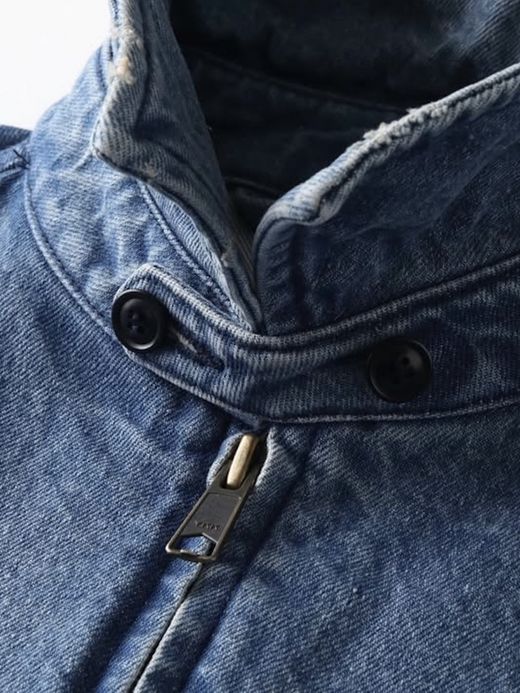 S.F.C WASHED DENIM JACKET / Washed blue