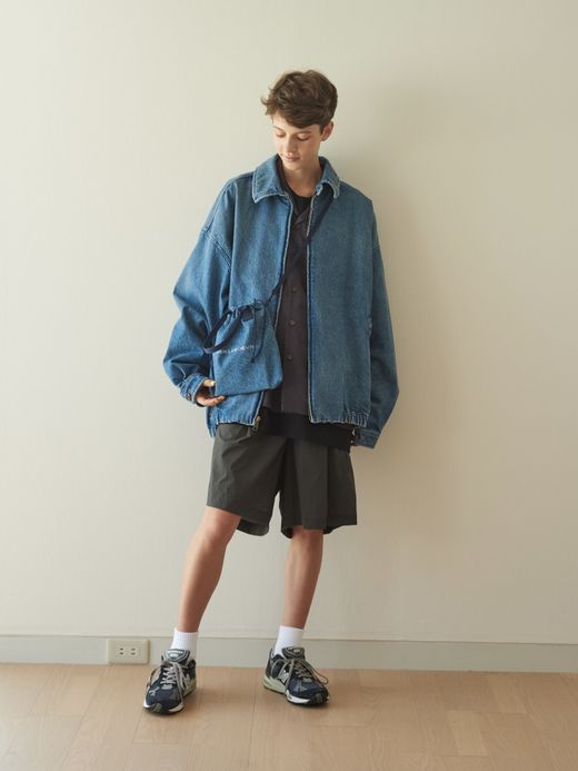 S.F.C WASHED DENIM JACKET / Washed blue