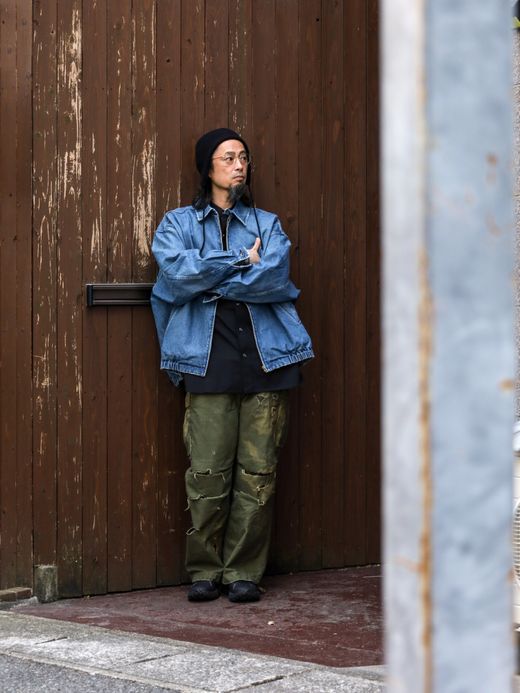 S.F.C WASHED DENIM JACKET / Washed blue