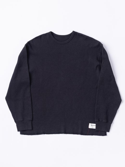 ANACHRONORM HEAVY THERMAL L/S TEE / Black