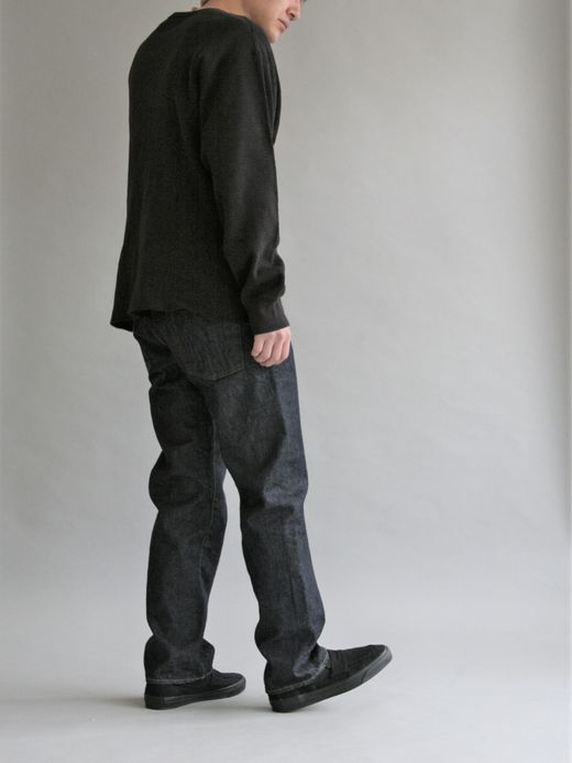 ANACHRONORM HEAVY THERMAL L/S TEE / Black