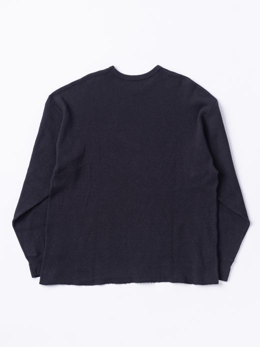 ANACHRONORM HEAVY THERMAL L/S TEE / Black