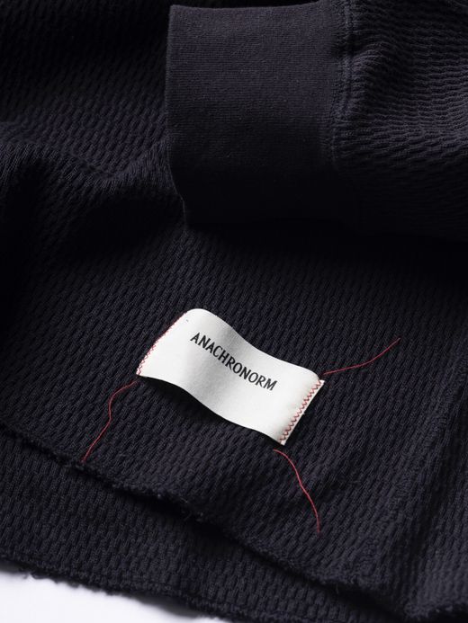 ANACHRONORM HEAVY THERMAL L/S TEE / Black