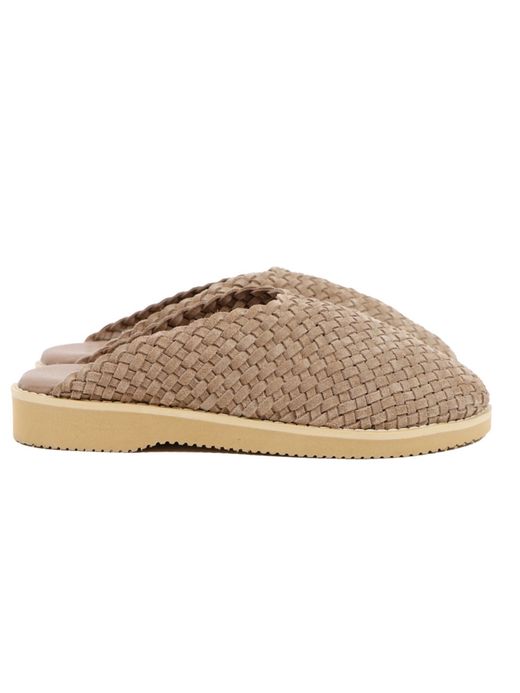 molle shoes WOVEN LEATHER CROG / Nomad suede