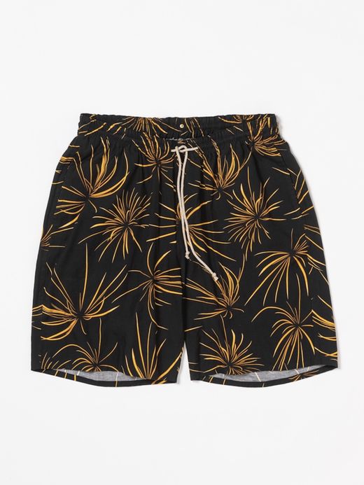 ANACHRONORM FIREWORKS ROOM EASY SHORTS / Black