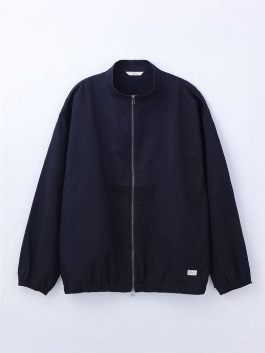 organicsta ORGANIC COTTON TWILL TRACK JACKET / Black