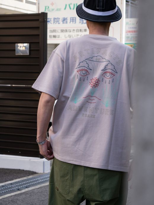 ROARK REVIVAL "ARTIFACTS OF ADVENTURE" 9.3oz H/W TEE / Beige