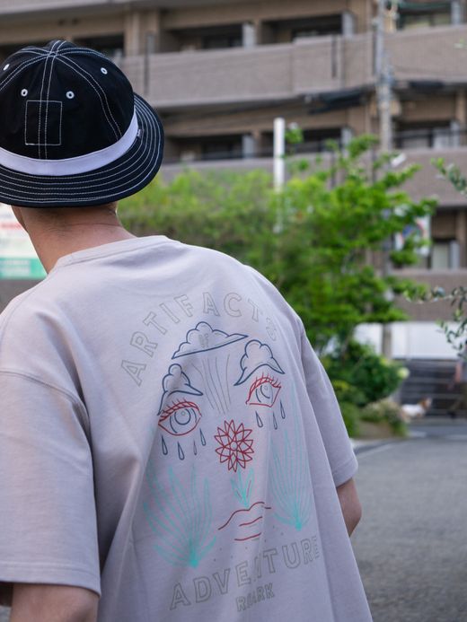 ROARK REVIVAL "ARTIFACTS OF ADVENTURE" 9.3oz H/W TEE / Beige